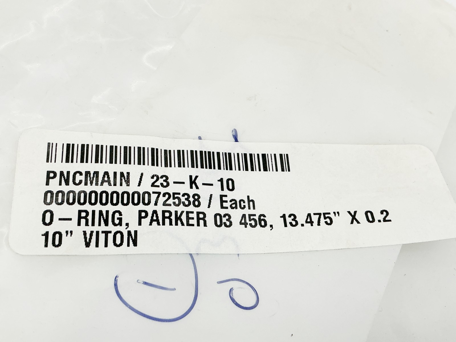 New Parker 03-456 O-Ring 13.475″X0.2 10: Viton – No Box