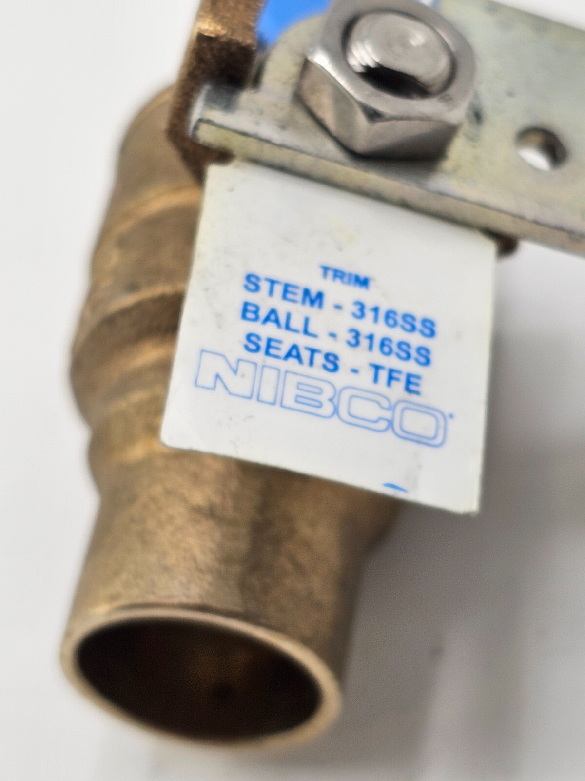 NIBCO HYDRAPURE S-585-66-LF 2-PIECE BALL VALVE 3/4″ BRASS