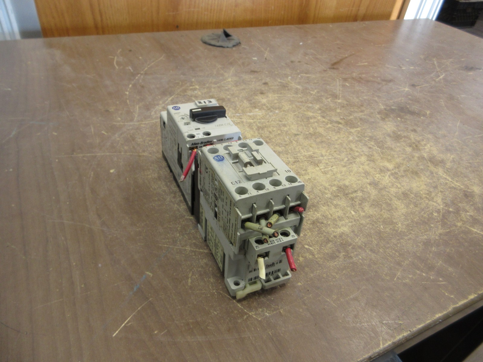 Allen-Bradley Starter 190E-BND2-CC10X Ser. B 120V Coil Trip: 0.25-0.4A Used