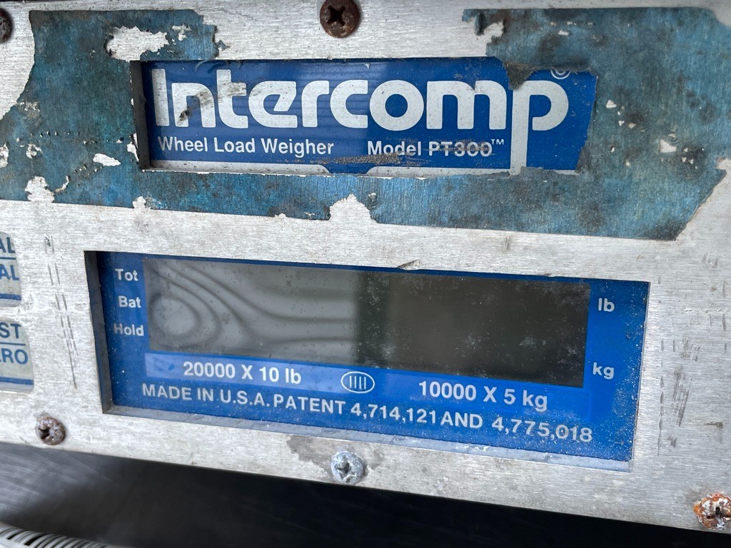 Intercomp PT300 Wheel Load 25,000 Portable Truck Scale *NO POWER* 100128-M