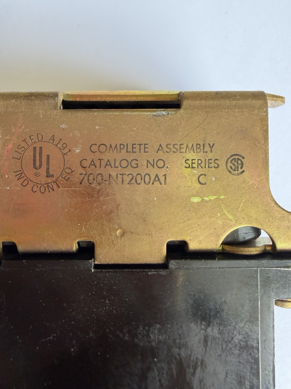 ALLEN BRADLEY 700-NT200A1 SER. C TIMING RELAY 700-NT SERIES C