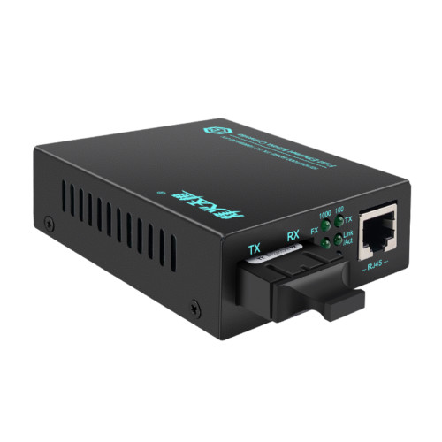 1PC Fiber optic transceiver Gigabit single-mode dual-fiber transmission 40KM