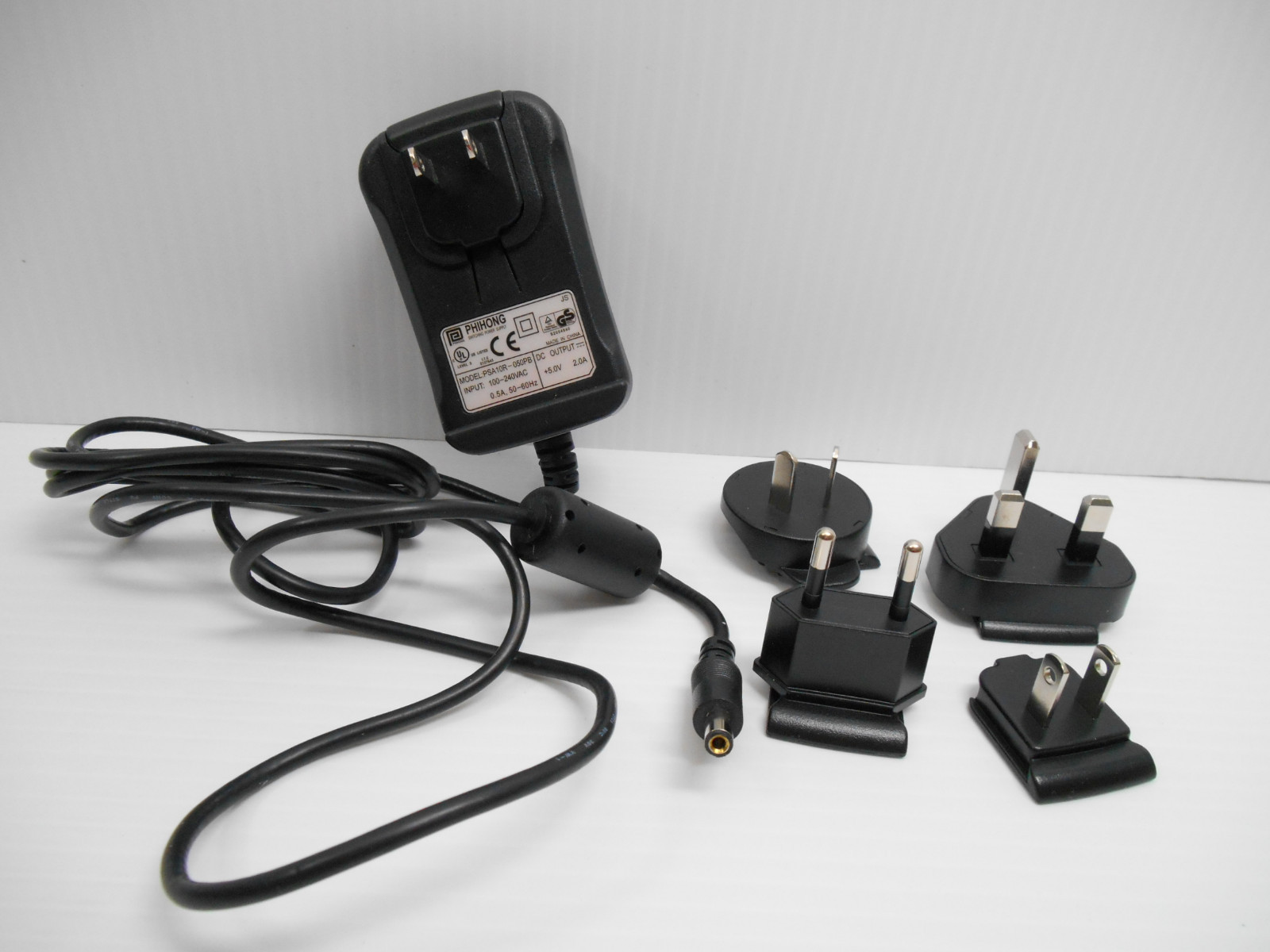Phihong PSA10R-050PB 0.5A Switching Adapter