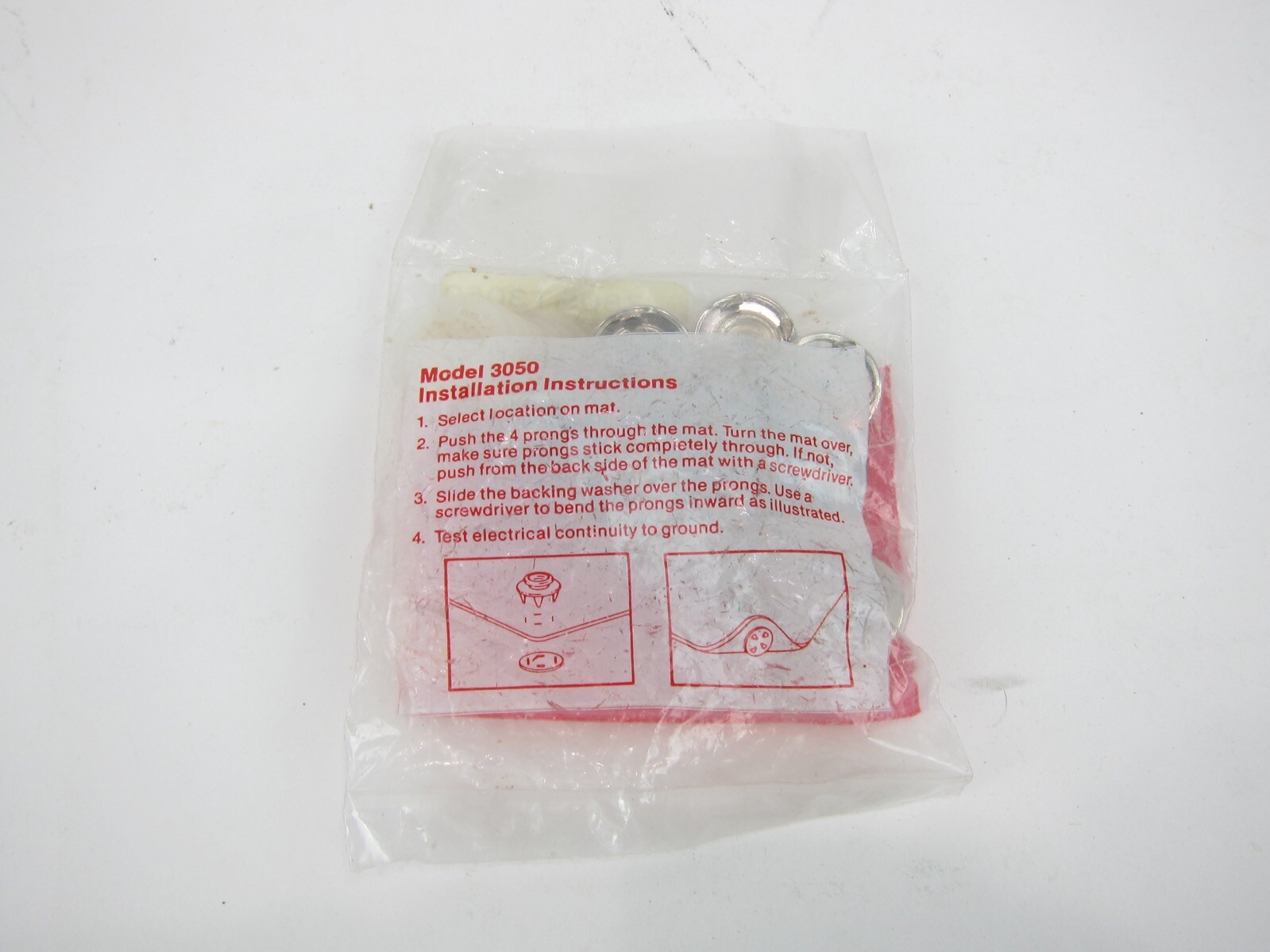 New 3M 3050 Mat Grounding Snap Pack Pack Of 10