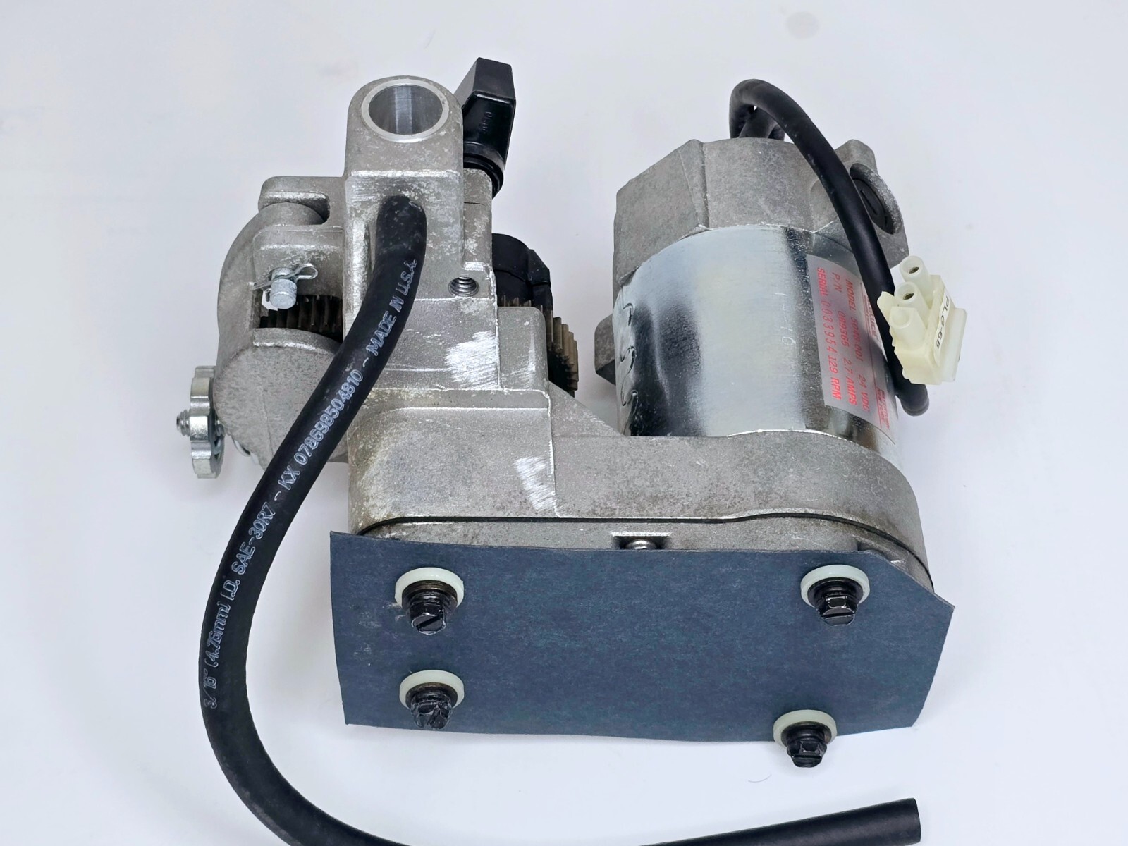 STATUCE ELECTRIC WIRE FEED DRIVE ELECTRIC MOTOR 5048-001 P/N 089365 MILLER S-32S