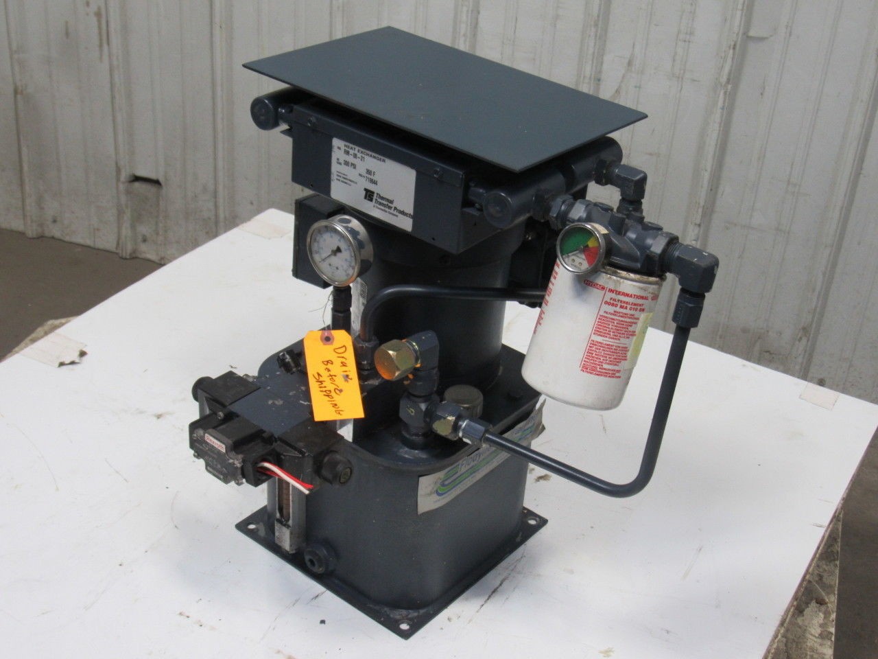 Flodyne Hydradyne 1/2HP Hydraulic Power Pump Unit 650psi .0.42GPM 1-1/2 Gal.