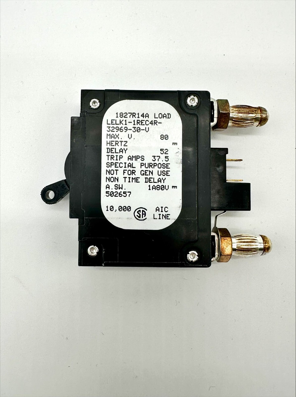 502657 –DELTA ENERGY SOLUTIONS – BREAKER 30A 1P AUX 5/16 BULLET