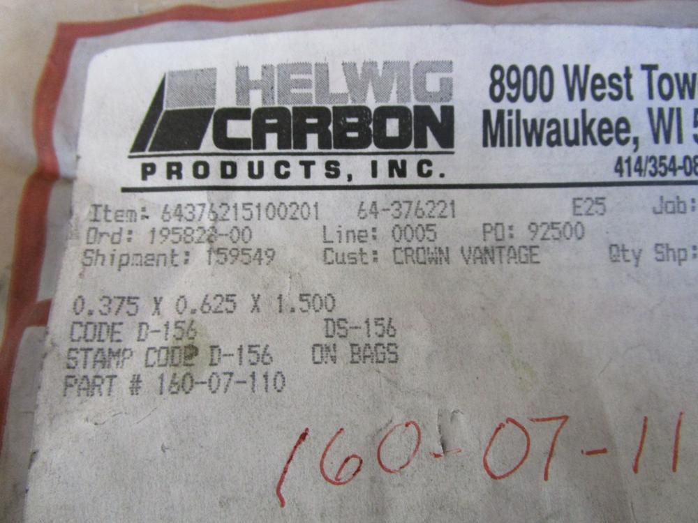 Helwig Carbon 160-07-110 Carbon Brush E25