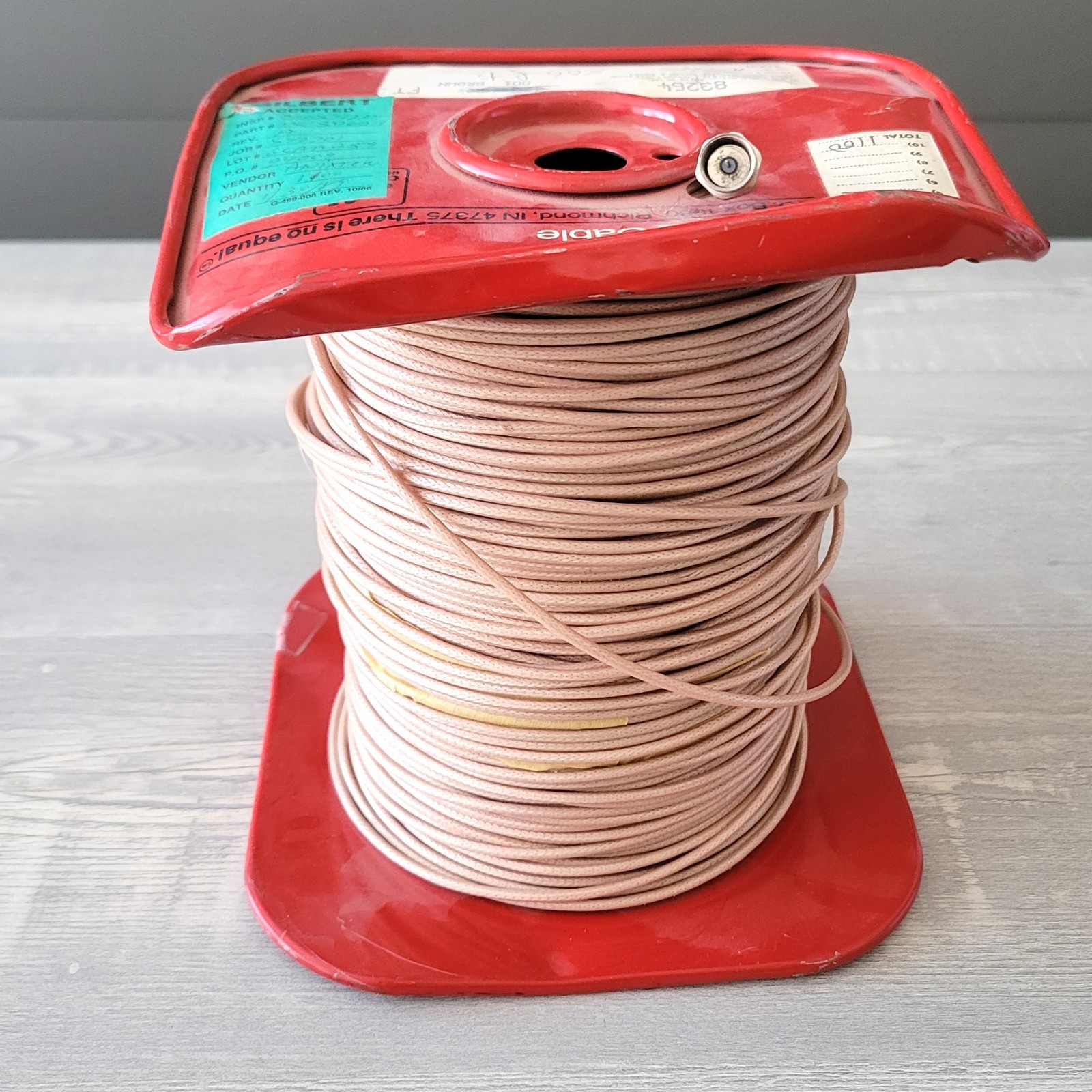 BELDEN 83264 CABLE / Coaxial Cable 30 AWG On Spool Weighs Over 7 Pounds