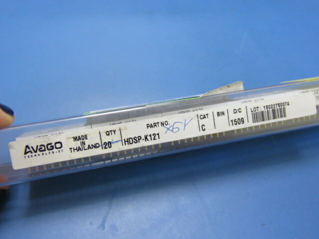 AVAGO TECHNOLOGIES HDSP-K121 Qty of 19 per Lot Display Modules – LED Character