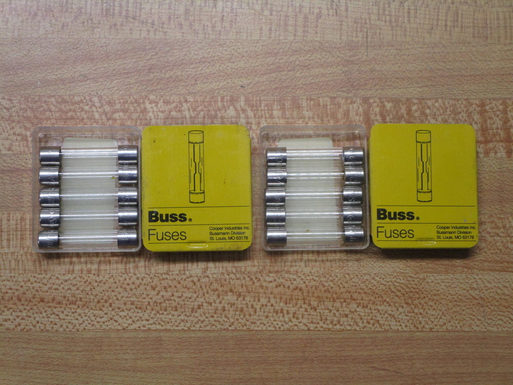 Buss AGC-2-1/2 Bussmann Fuse Cross Ref 4XH43 Jagged Wire (Pack of 10)