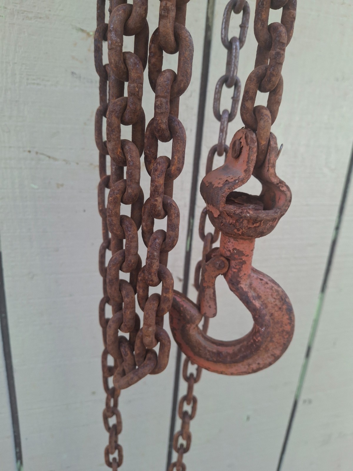 Tiger Tom 1/2 Ton Manual Hand Chain Hoist 9″ Long 1/4 Thick 5 Ft Pull Chain