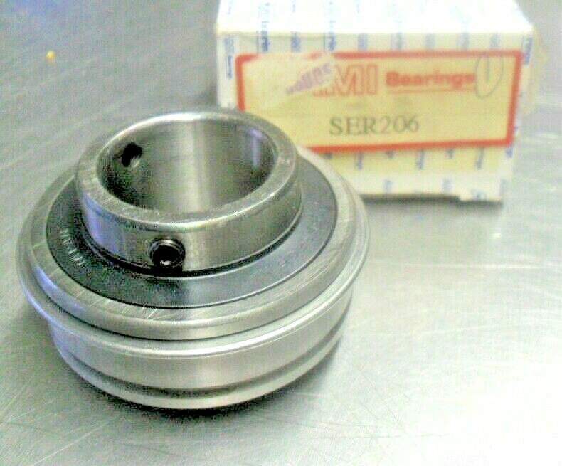 AMI Bearings SER206 Set Screw Locking Bearing insert NEW shaft 30mm