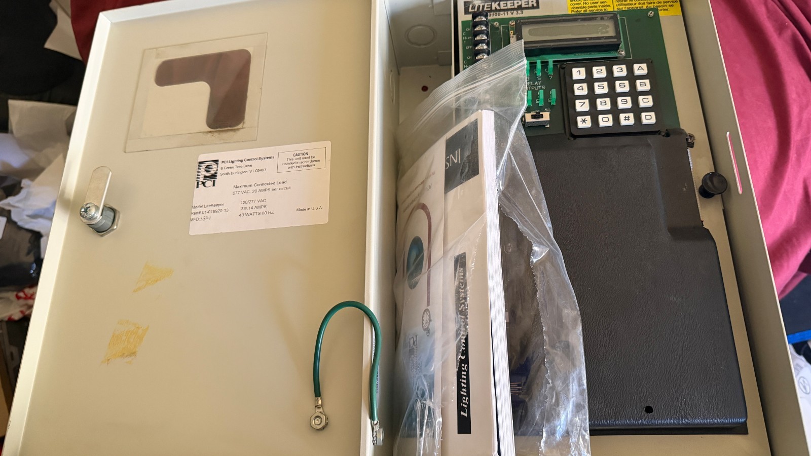 Lithuania lighting LiteKeeper 8 Stand Alone Lighting Control Panel
