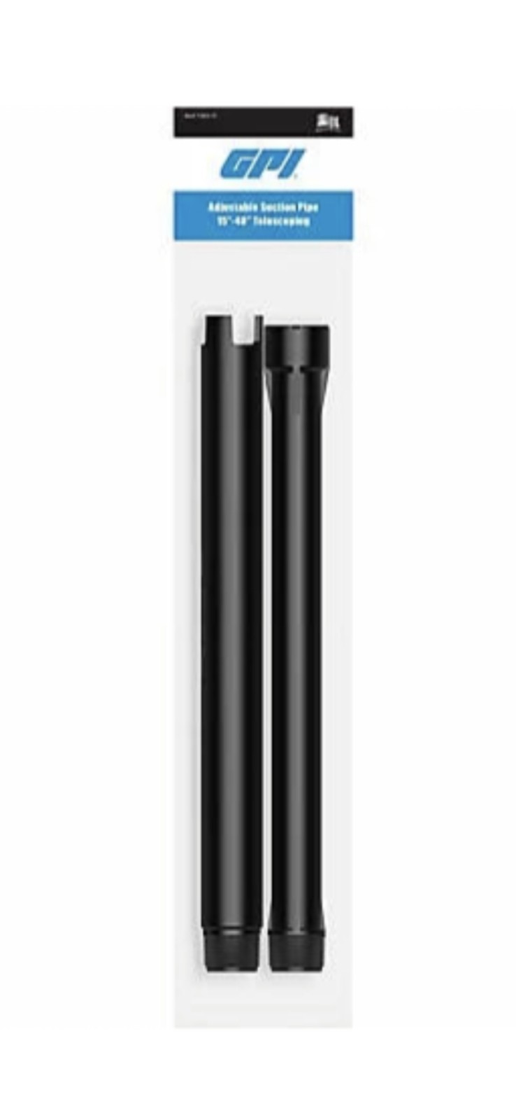 GPI Adjustable Suction Pipe 15 to 53 in., 1 in. NPT (1x FREE Extension PIPE)