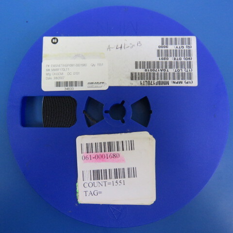 ONSEMI MMBF170LT1 Qty of 50 per Lot 60V 500mA NCH MOSFET MMBF170L