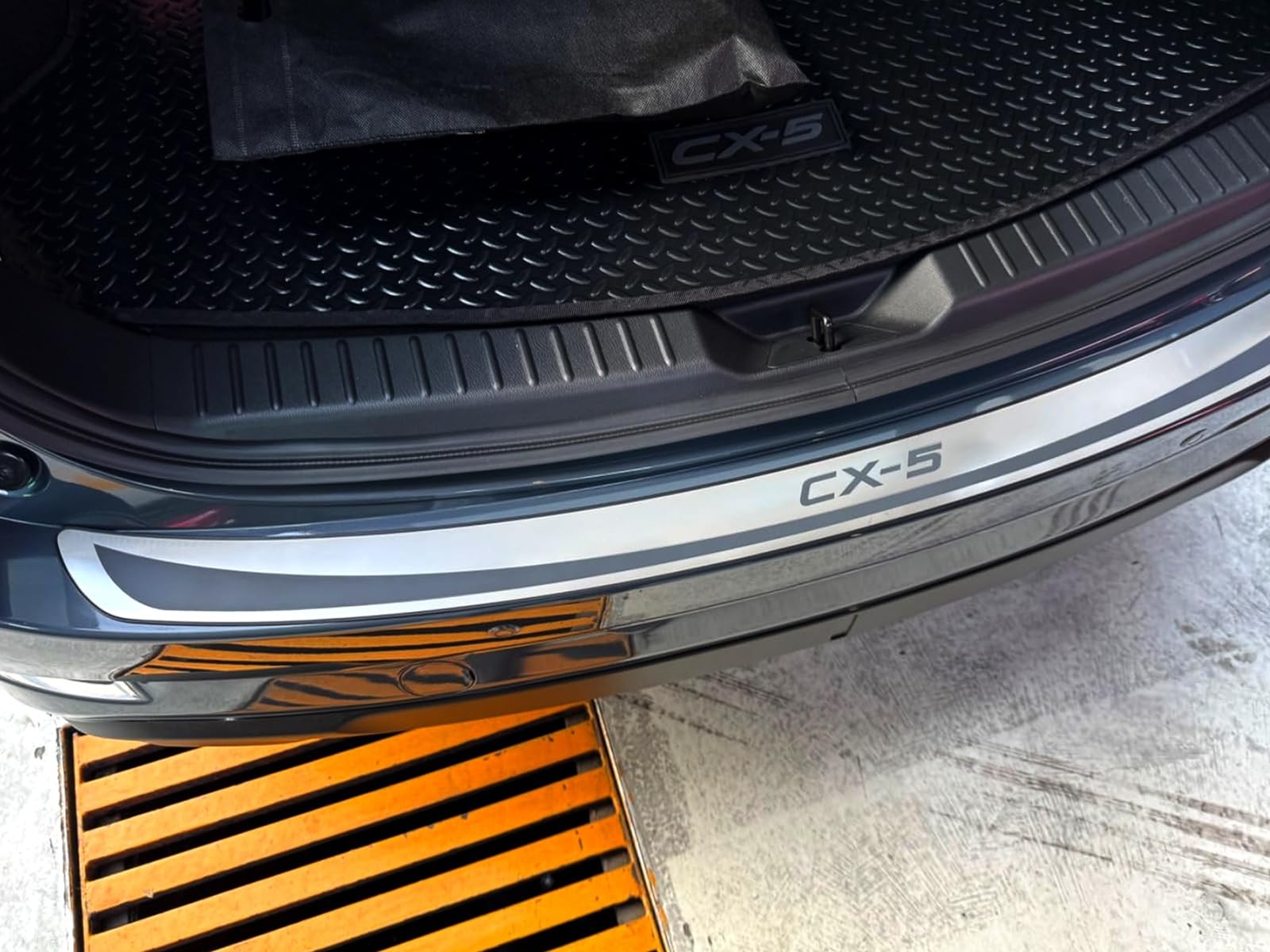 Rear Bumper Protector for Mazda CX5 20132026, Stainless Steel Trim Plate