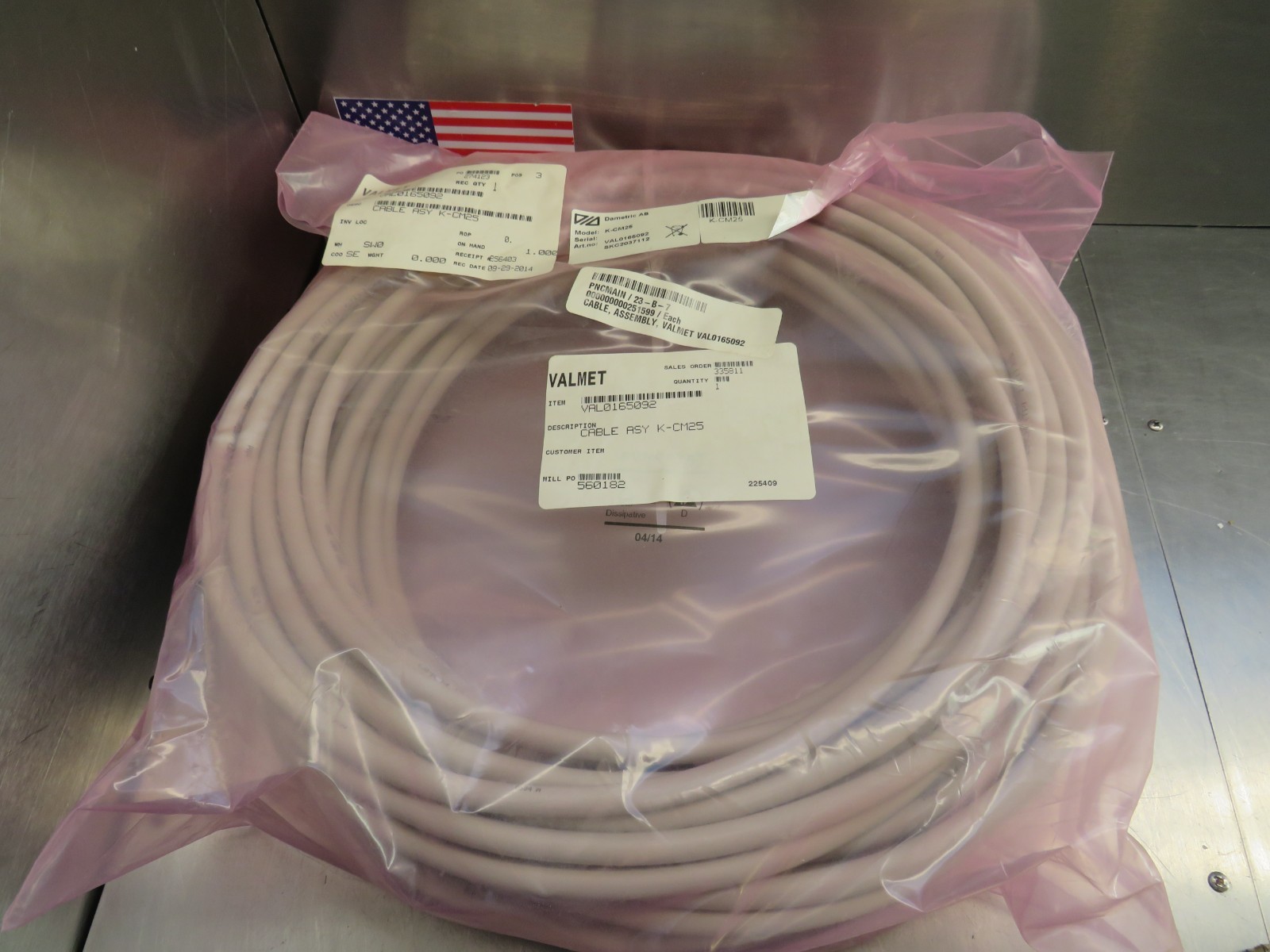 Dametric AB K-CM25 Cable Assy. VAL0165092