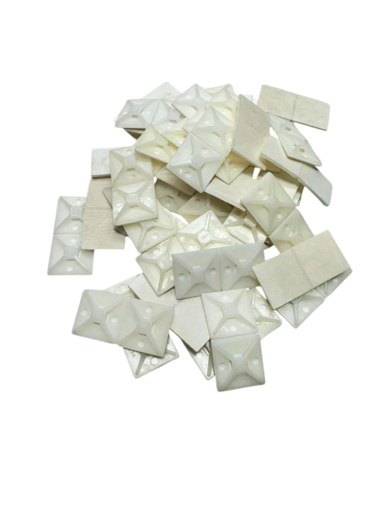 (Pack of 100) Thomas & Betts TC5345A Adhesive Backed Mounting Base