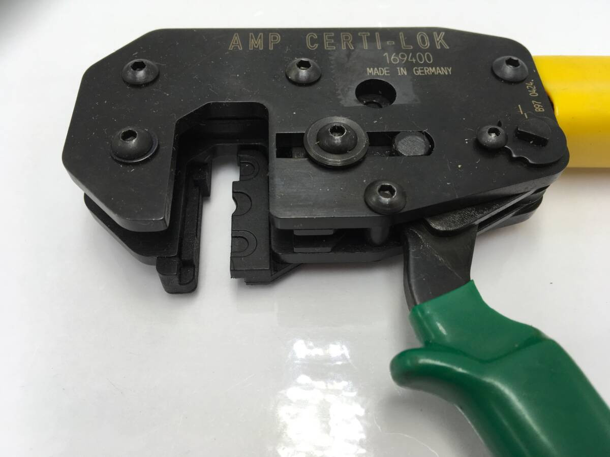 Amp Certi-Lok 169-400 Crimping Tool Good condition From Japan