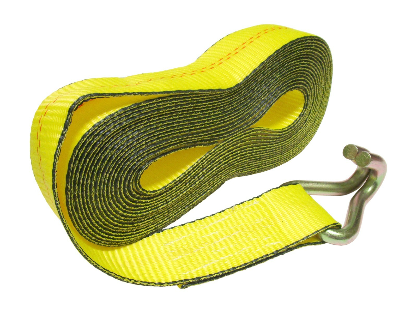 2″ x 30′ Ratchet Tie-Down Strap with J-Hooks, WLL 3,335 lbs Trailer, ATV, Auto