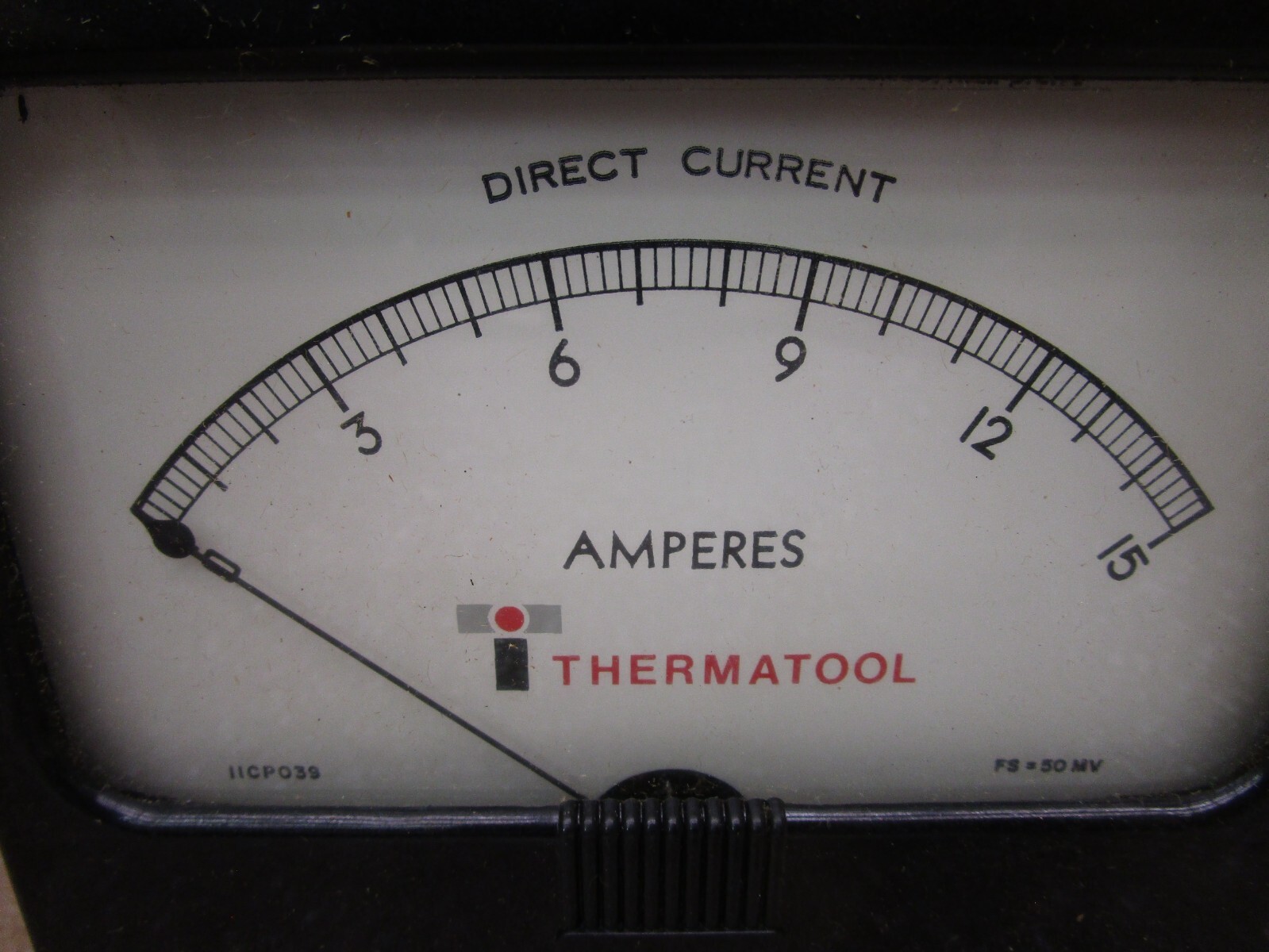 New Open Box Simpson 0~15 Amperes DC Amp Meter Thermatool 51773HM