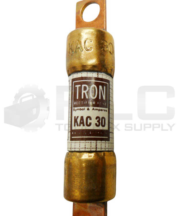 NEW BOX OF 10 BUSSMANN KAC30 TRON RECTIFIER FUSE 30A 600V *READ*