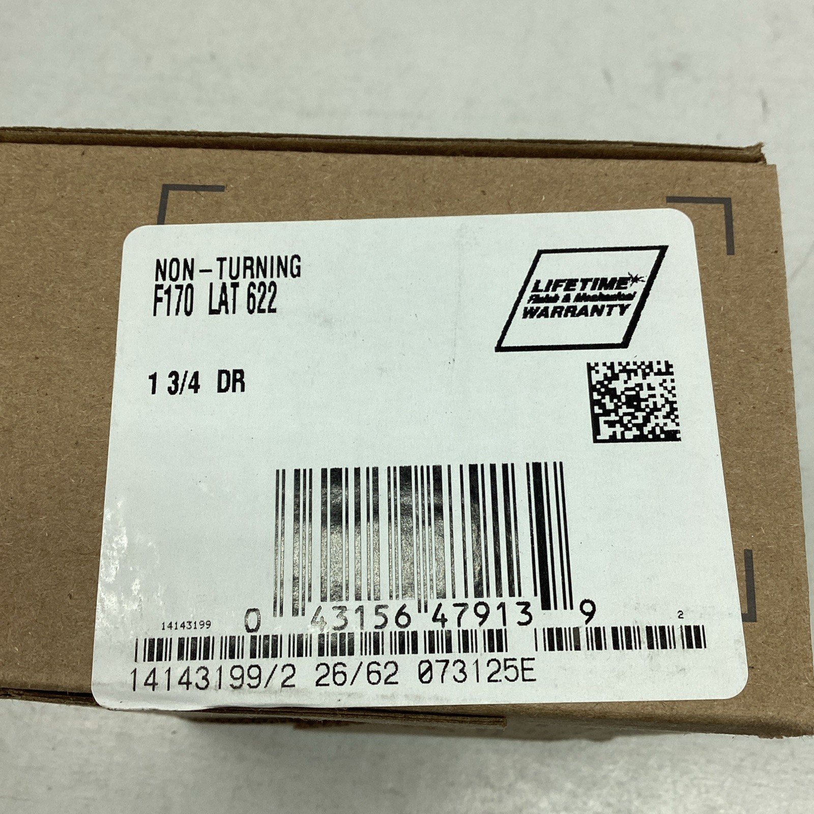 2x Schlage Allegion F170LAT622 Latitude Dummy Matte Black