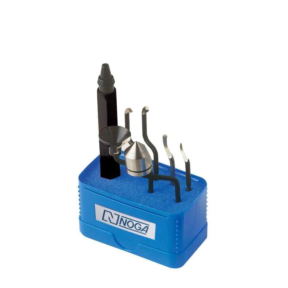 Noga SP1007 Hand Deburring Tool Set: 7 Pc, HSS, Blade Type RD16.5