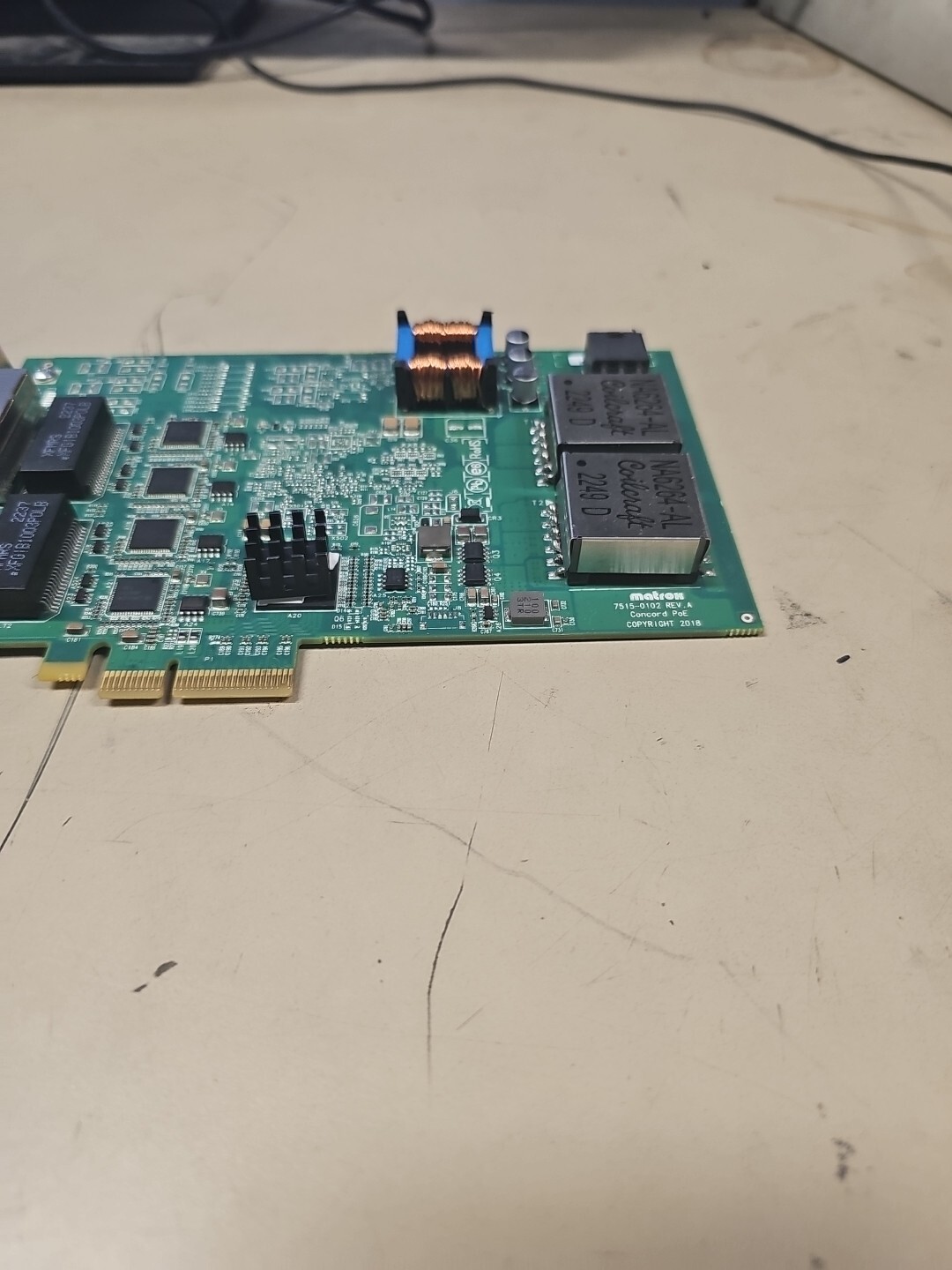 Matrox 7515-0102 Rev.A Concord POE (For Parts, Please Read Description!)