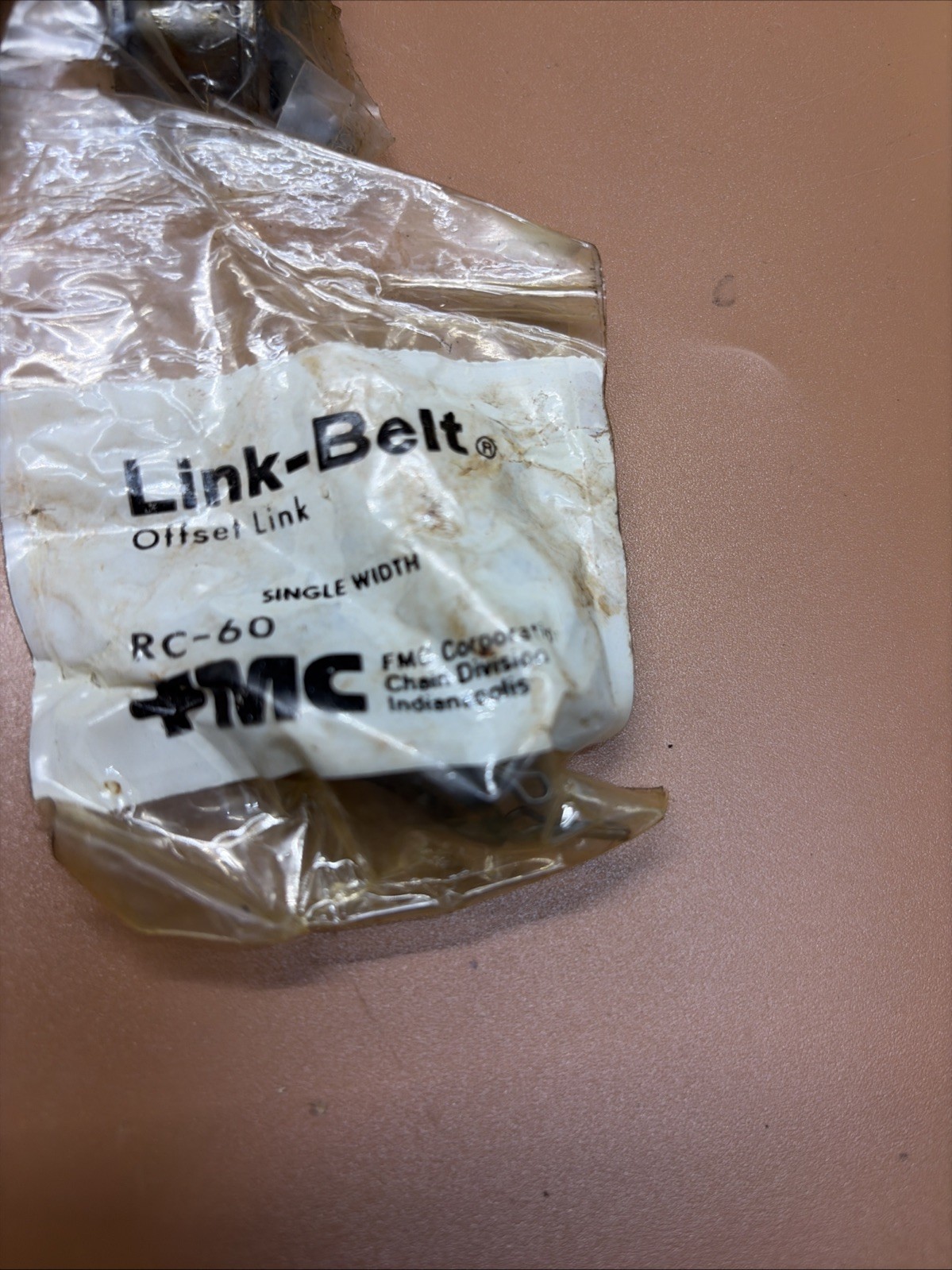 (17) LINK-BELT RC60 SINGLE WIDTH CONNECTING LINKS FAST 🇺🇸 SHIPPING + WARRANTY