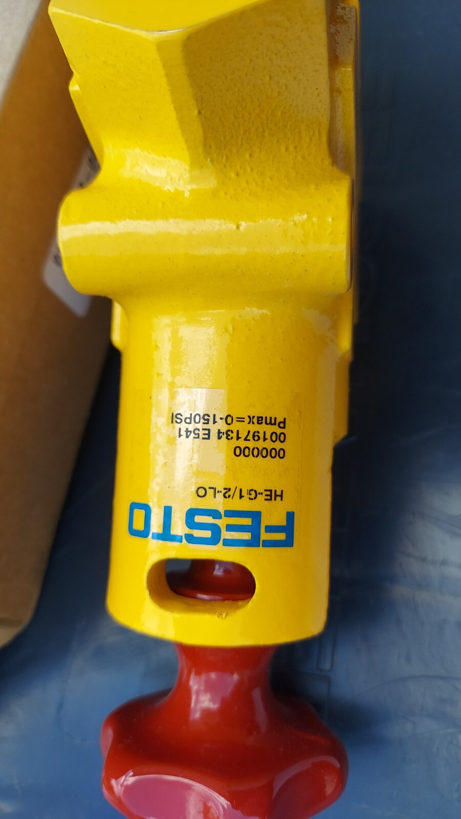 New Festo HE-G1/2-LO 00197134 Shut Off Valve L@@K