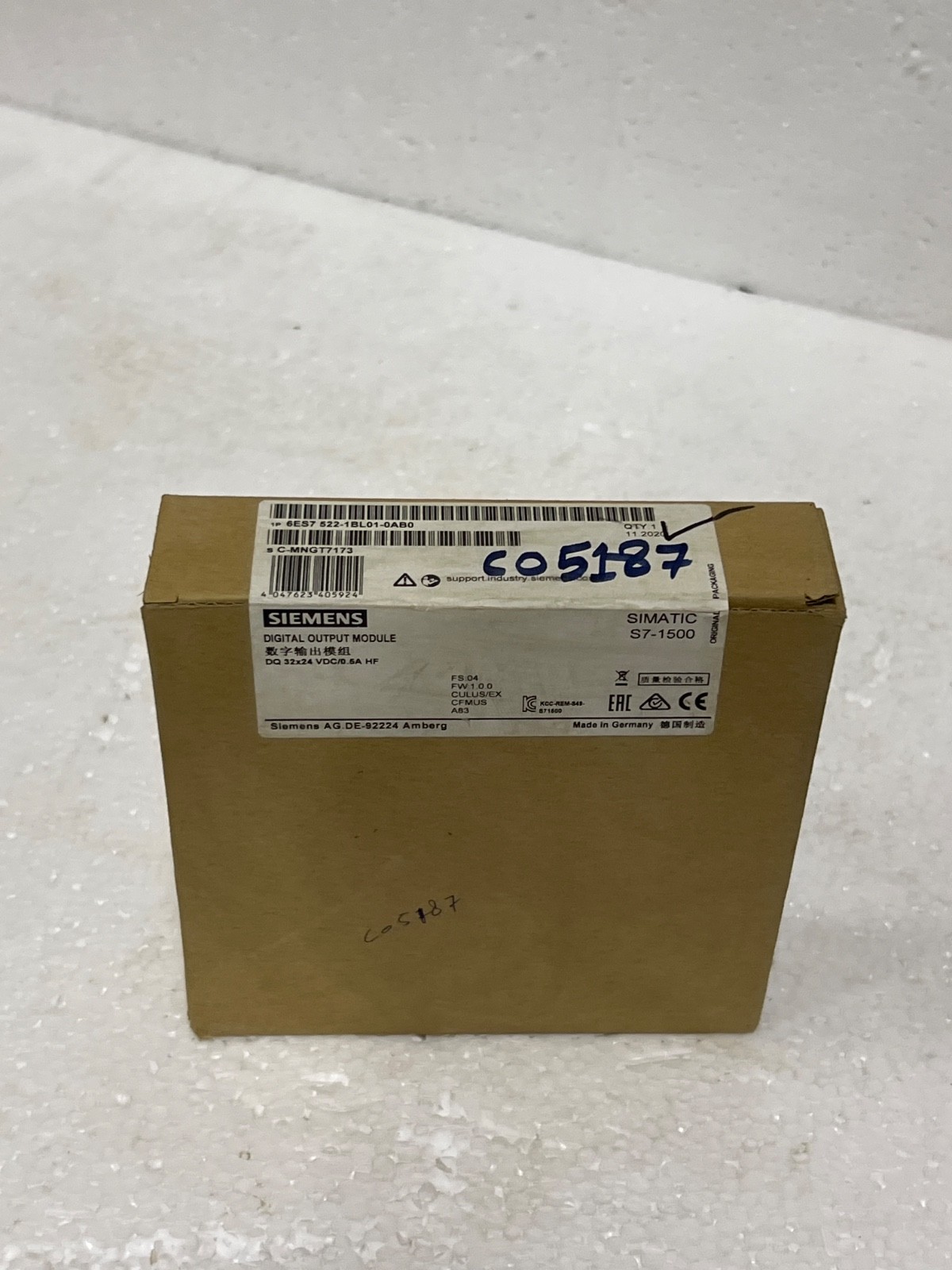 Siemens Simatic S7-1500 Digital Output Module 6ES7522-1BL01-0AB0