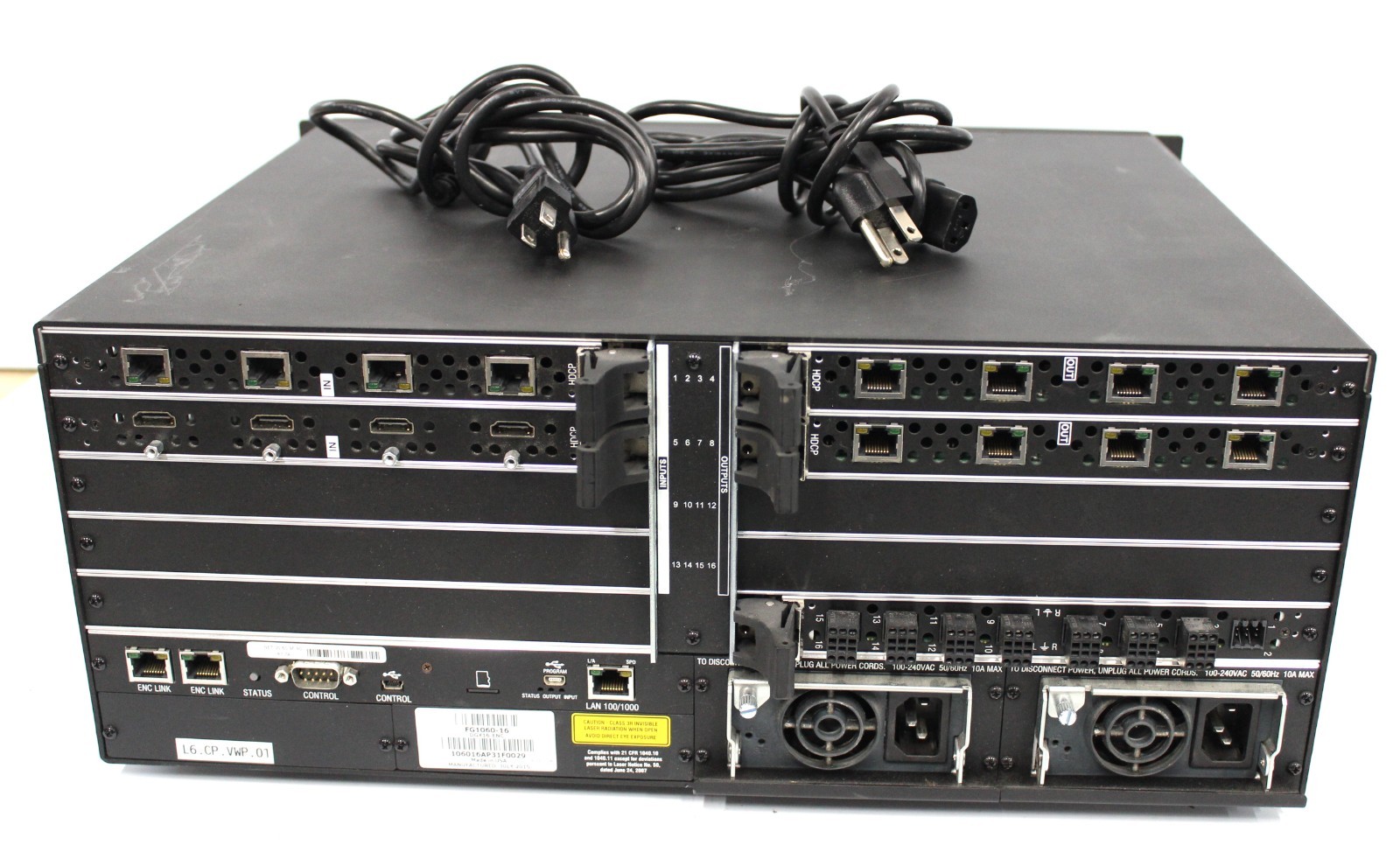 AMX Enova DGX 16 ENC dual power Working – TESTED