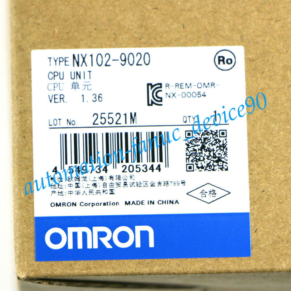 NEW Omron PLC programmable controller NX102-9020 Fast shipping#DHL or FedEx