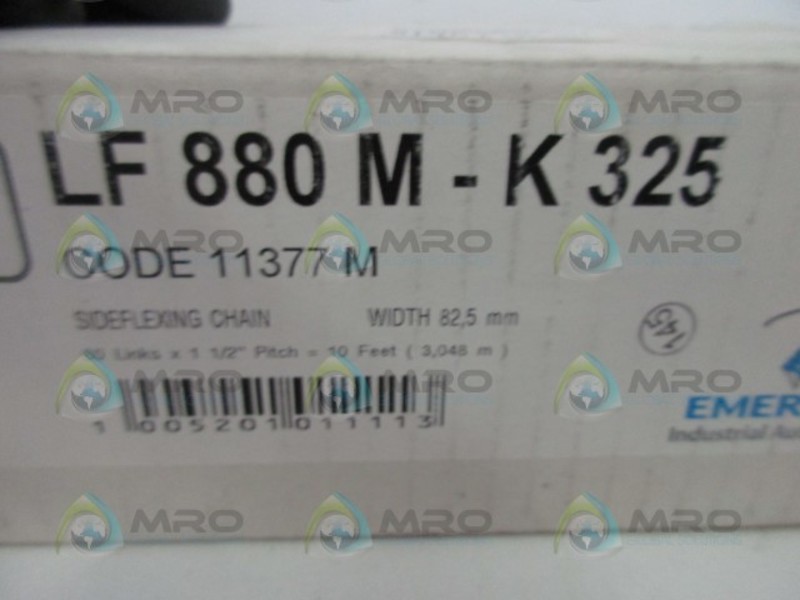 SYSTEM PLAST LF880M-K325 SIDEFLEXING CHAIN NSMP
