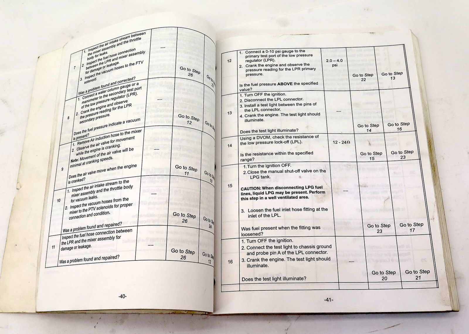 Caterlillar Lift Truck GM 4.3L (G6) Fuel System Service Manual 99789-84111