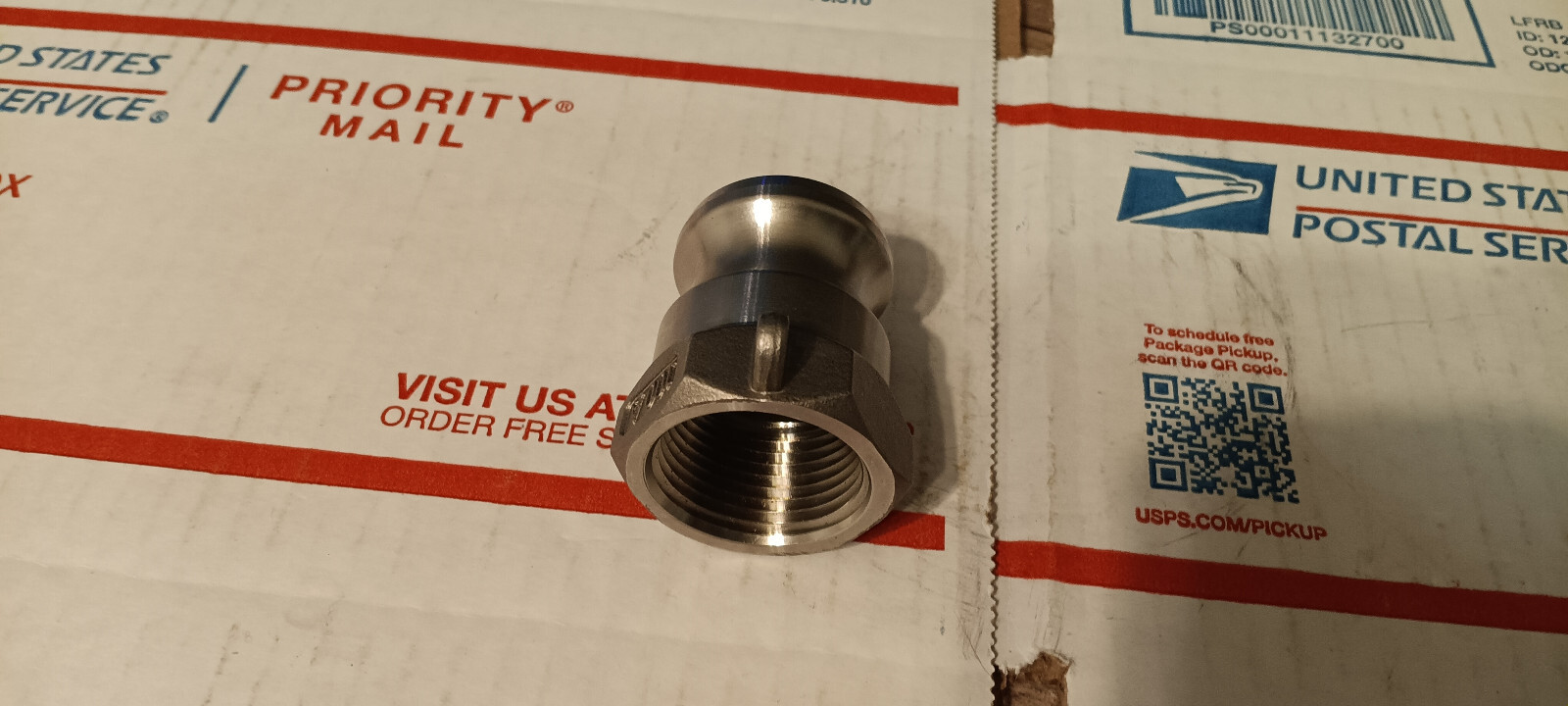 NEW CHEMGROUT 33EV1AB PART A EVERTITE 100 A CG-050M SS 1″ INSIDE DIAM. MALE END!