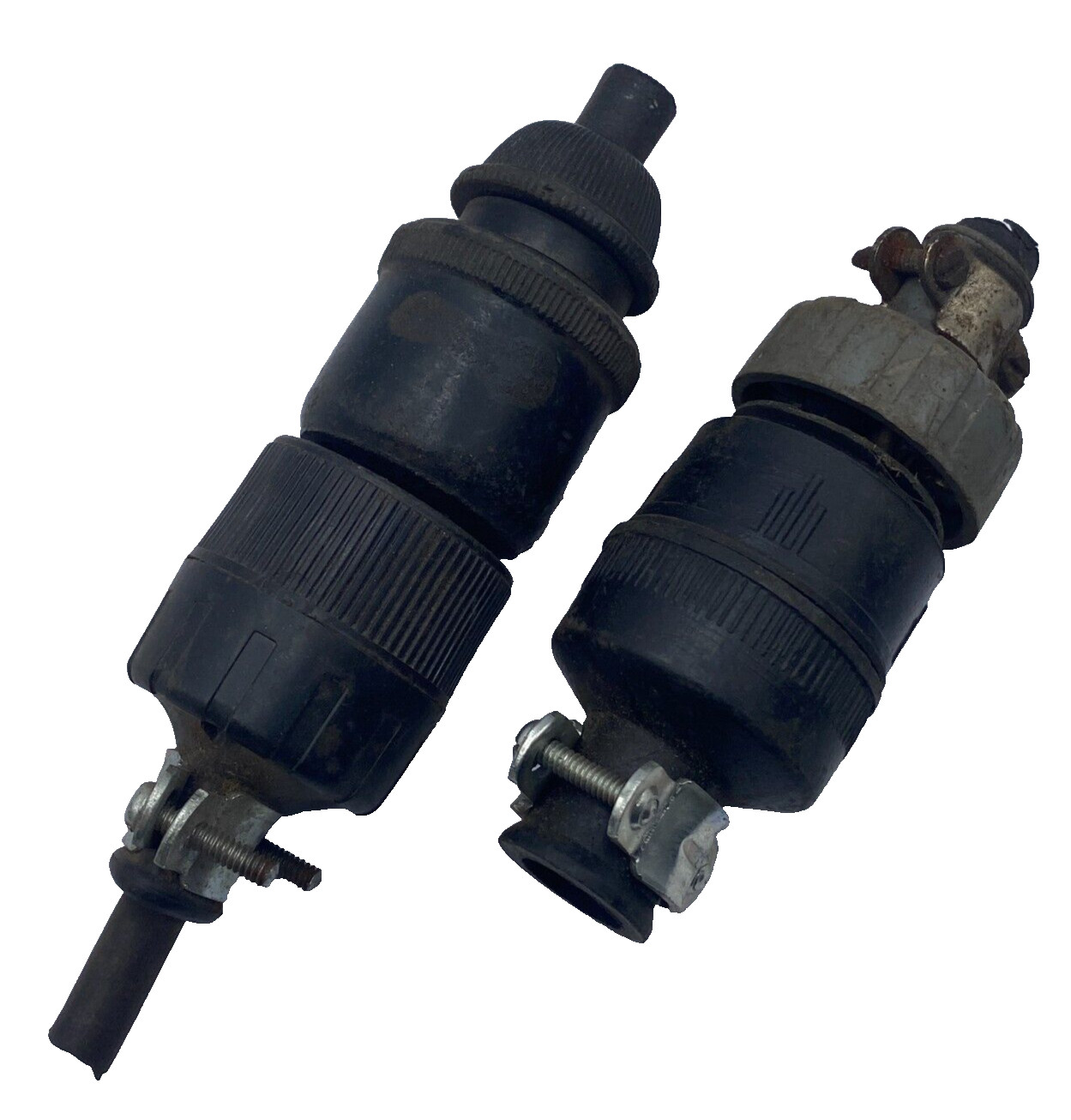 LOT OF 2 ASSORTED Male/Female Plug 15A 125V Cetelite 250V 660W EAGLE🔔