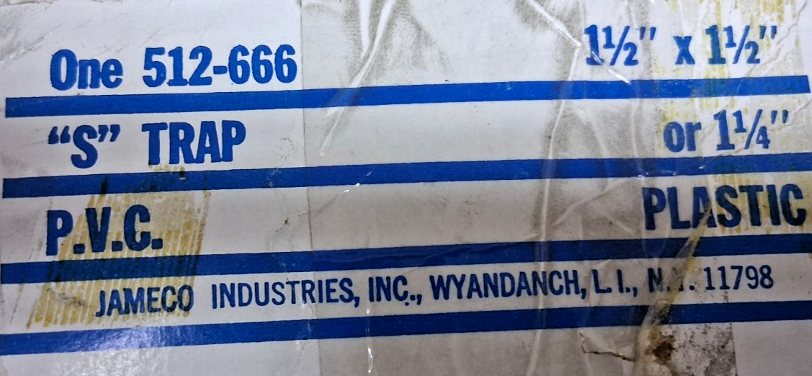 Jameco Industries 512-666 S Trap