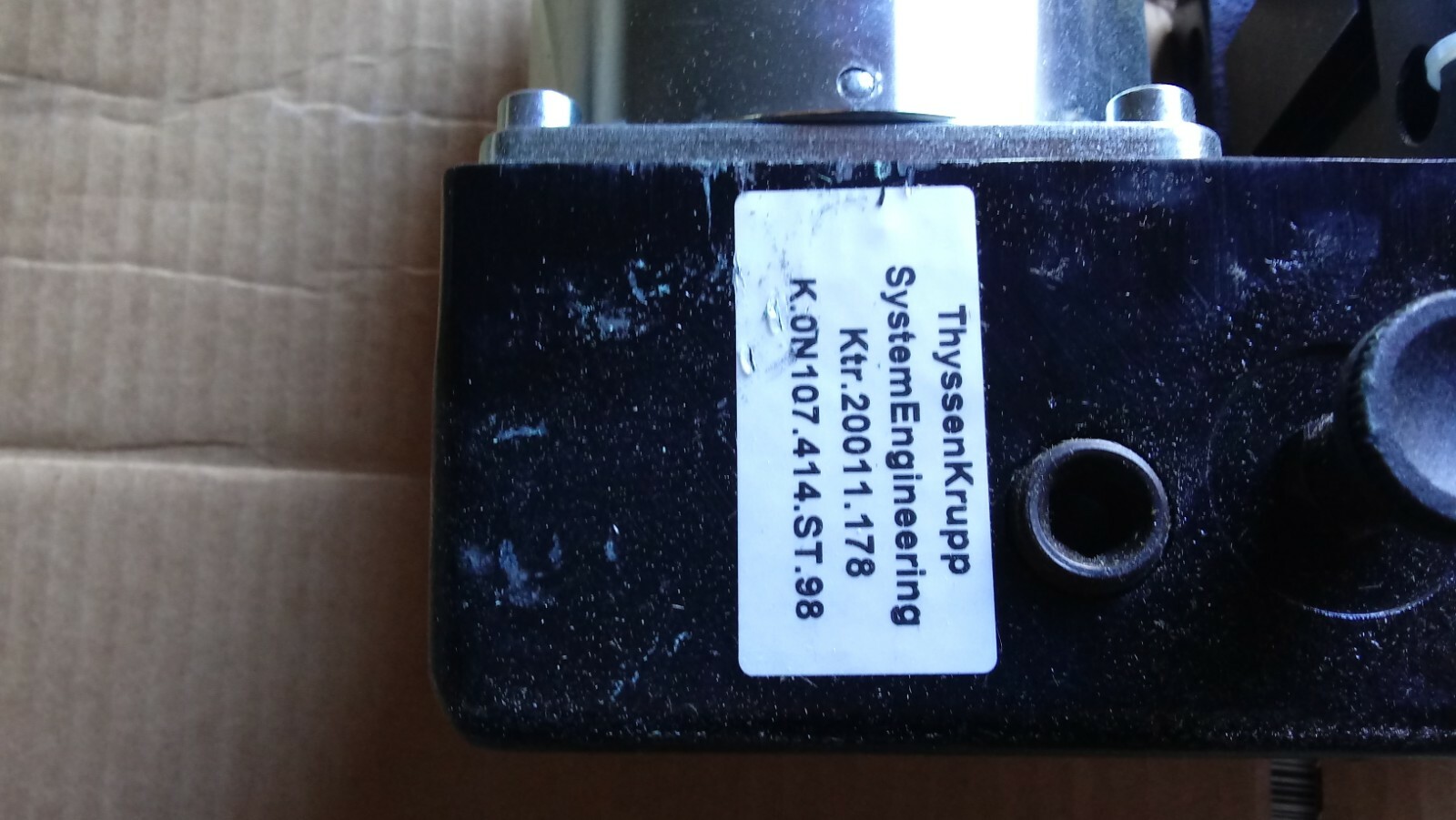 New ThyssenKrupp Stop Solenoid 20011.178 K.0N107.414.ST.98 Stop Solenoid
