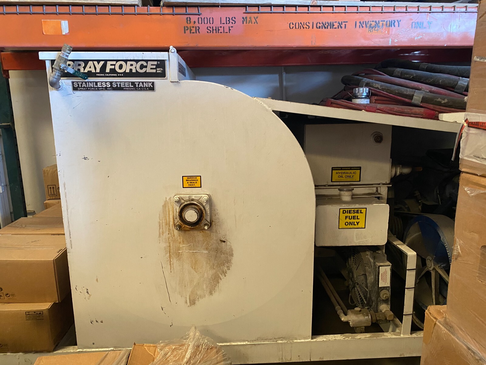 Drywall Spraying Rig, Spray Force Hurricane 350-XR1