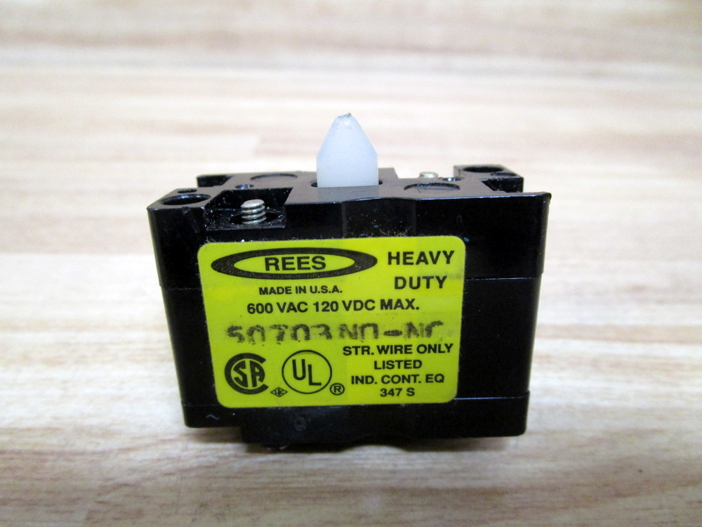 Rees 50703-000 Contact Block 50703N0-NC
