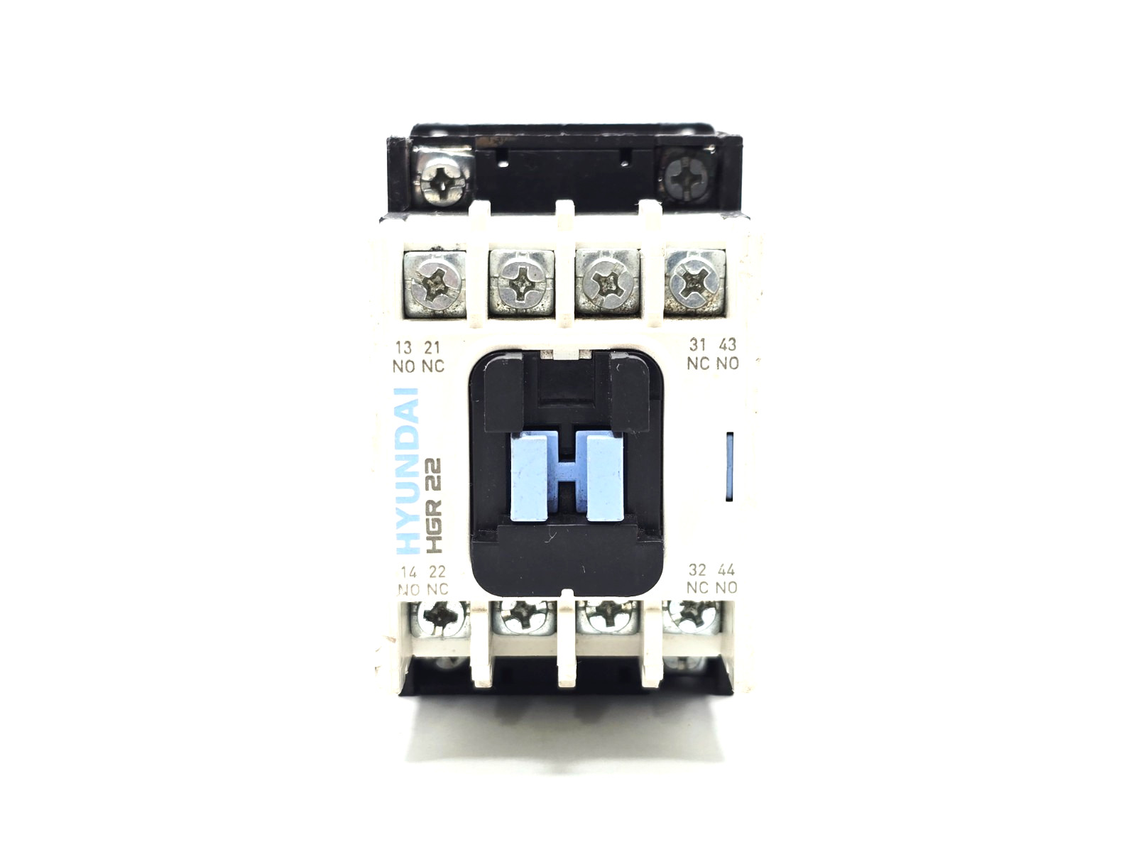 HYUNDAI HGR 22 AUXILIARY RELAY IEC/EN 60947-5-1 ( HGR22 ) LOT OF 2