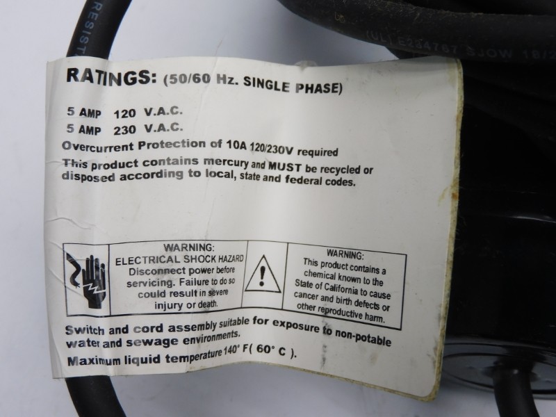 BARNES 073614 230VAC 10A 25′ NSMP