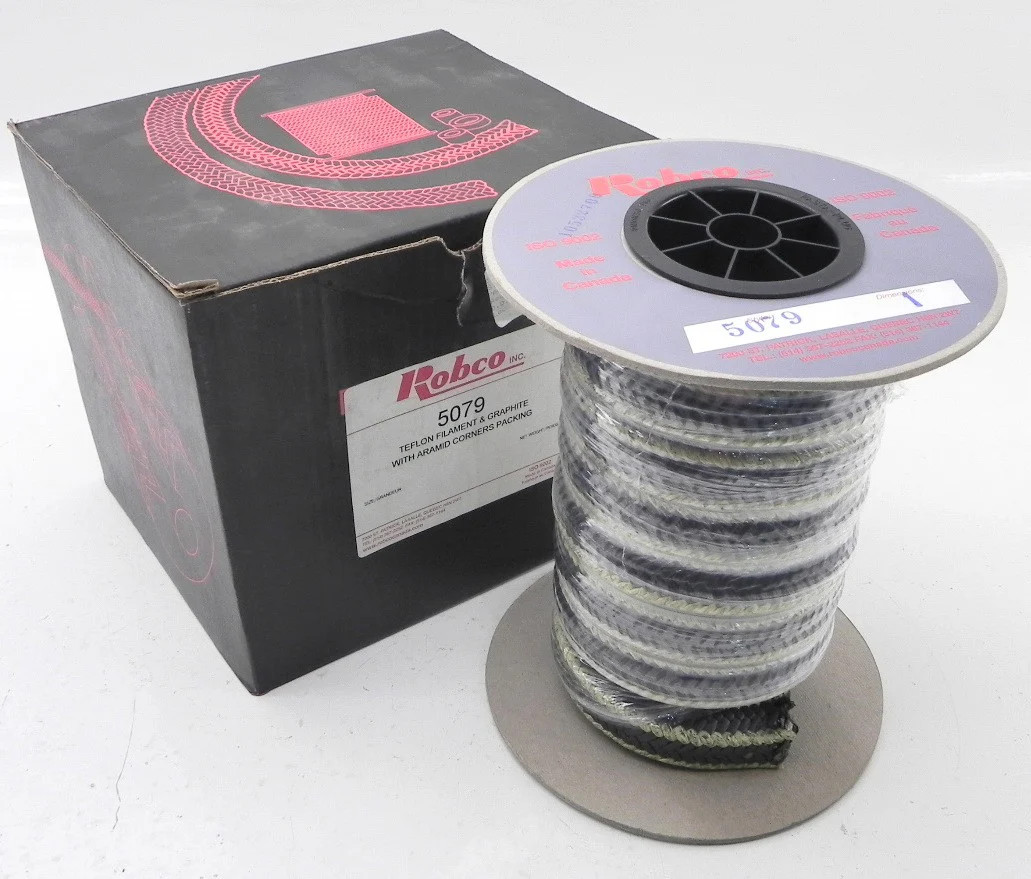 Robco Teflon Graphite Aramid Packing 5079
