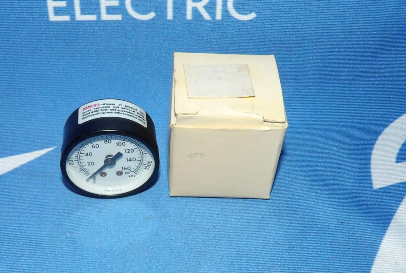 NOS Ametek 2457-FD 0-160PSI 0-1000 KPA Pressure Gauge + 1 Year Warranty