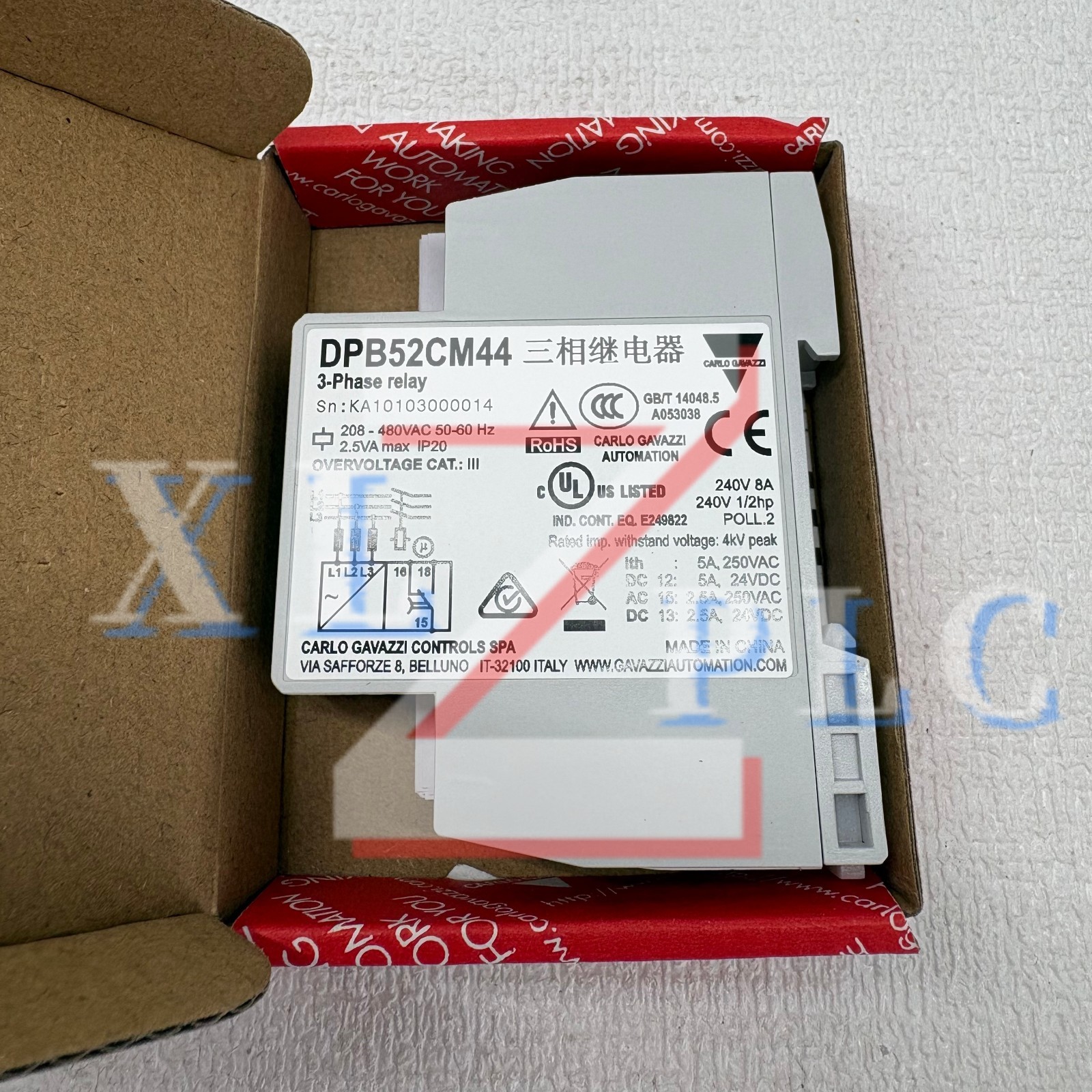 1PCS New Carlo gavazzi DPB52CM44 electric relay In Box*
