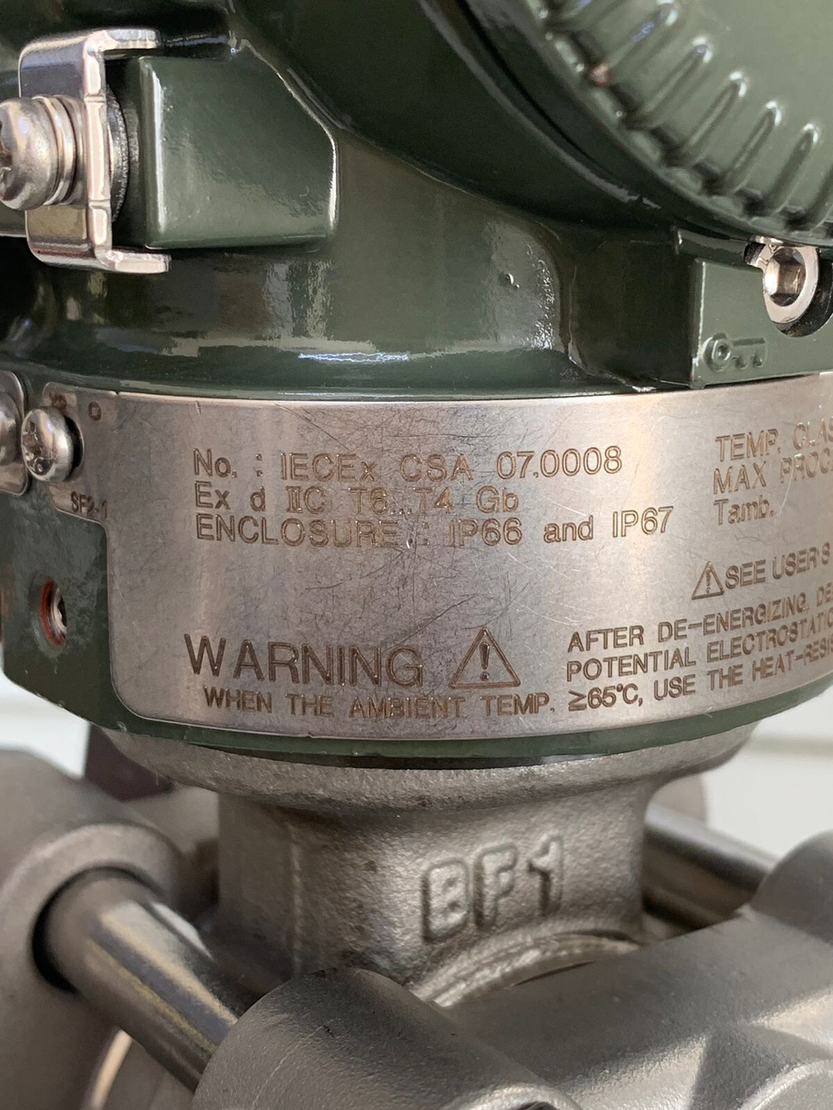 Yokogawa / Pressure Transmitter / EJA430E / S1 / MWP 5 bar, Cal Rng. 0-100 mbar
