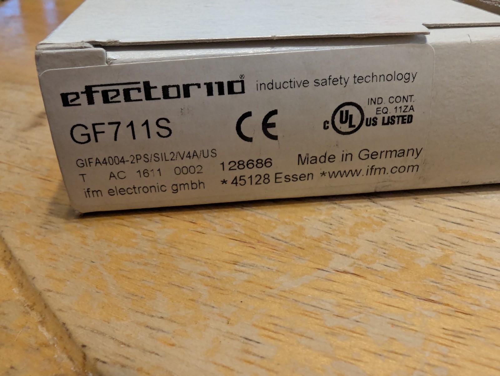 IFM EFECTOR GF711S GIFA4004-2PS/SIL2/V4A/US New Sealed Box Ships from U.S.